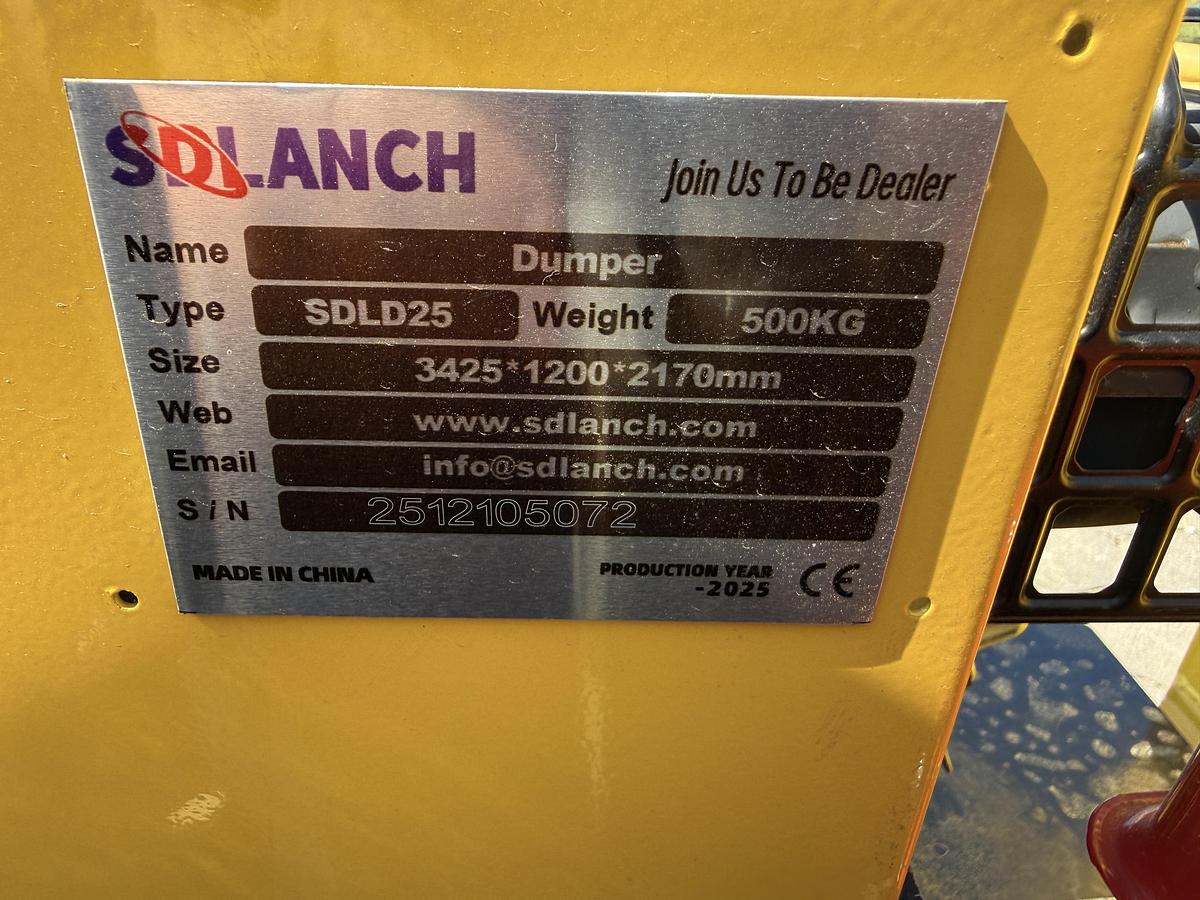 Used 2026 Sdlanch SDLD25 Crawler Dumper - BRAND NEW!