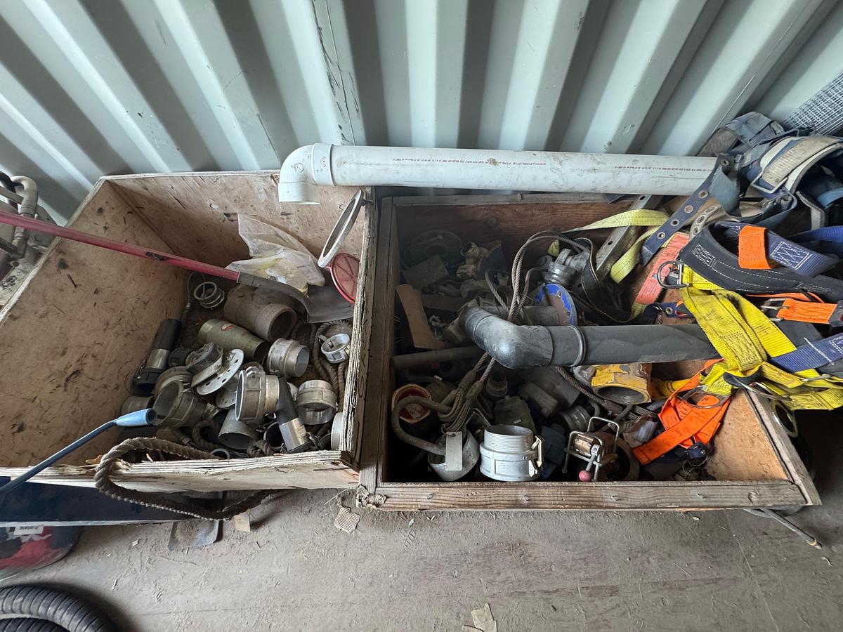 Used 20' Conex Shipping Container with Contents