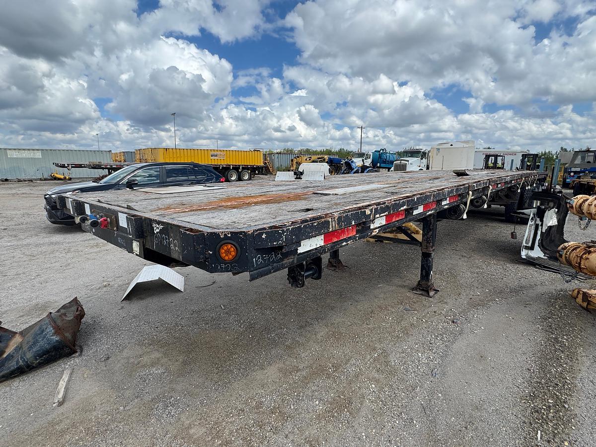 Used 2010 Tihm T/A Flatbed Trailer