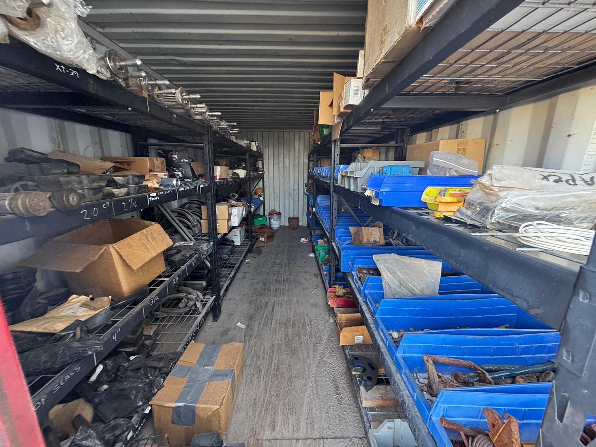 Used 20' Conex Shipping Container with Contents
