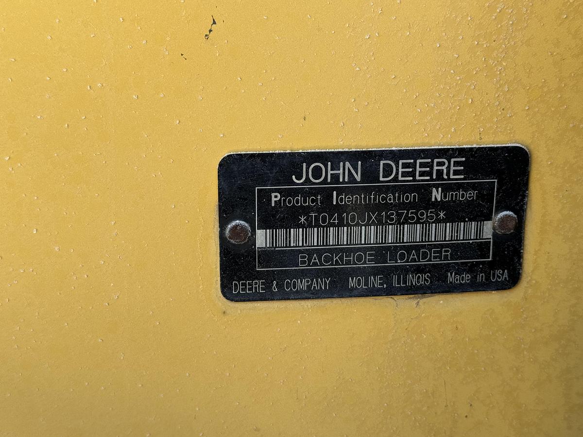 Used John Deere Backhoe