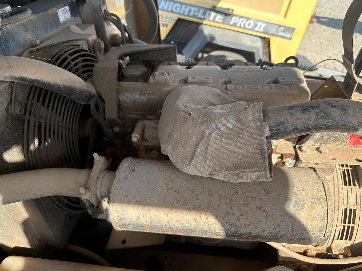 Used Allmand Maxi-Lite 2 20kw Light Plant with Isuzu Engine Inoperable.