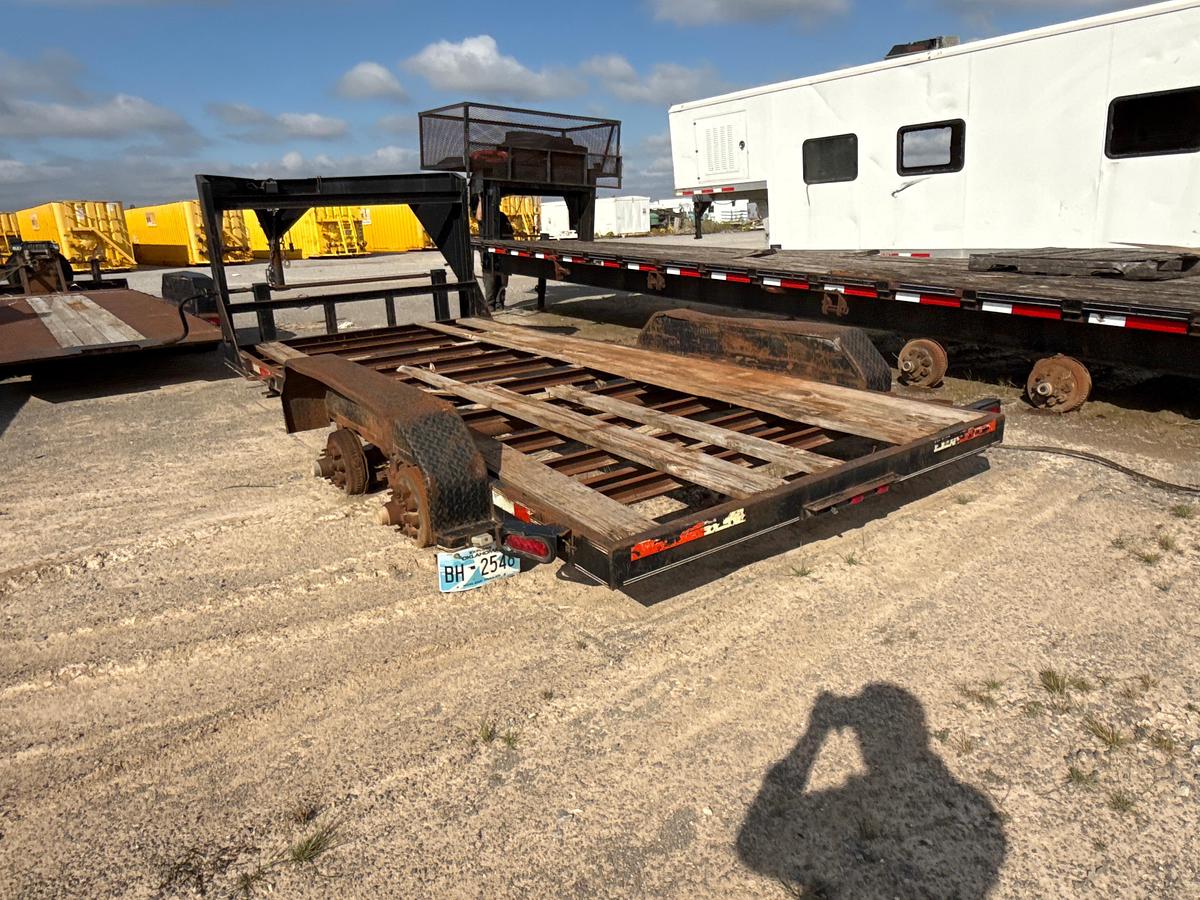 Used 16ft Gooseneck Missing Wheels and Deck