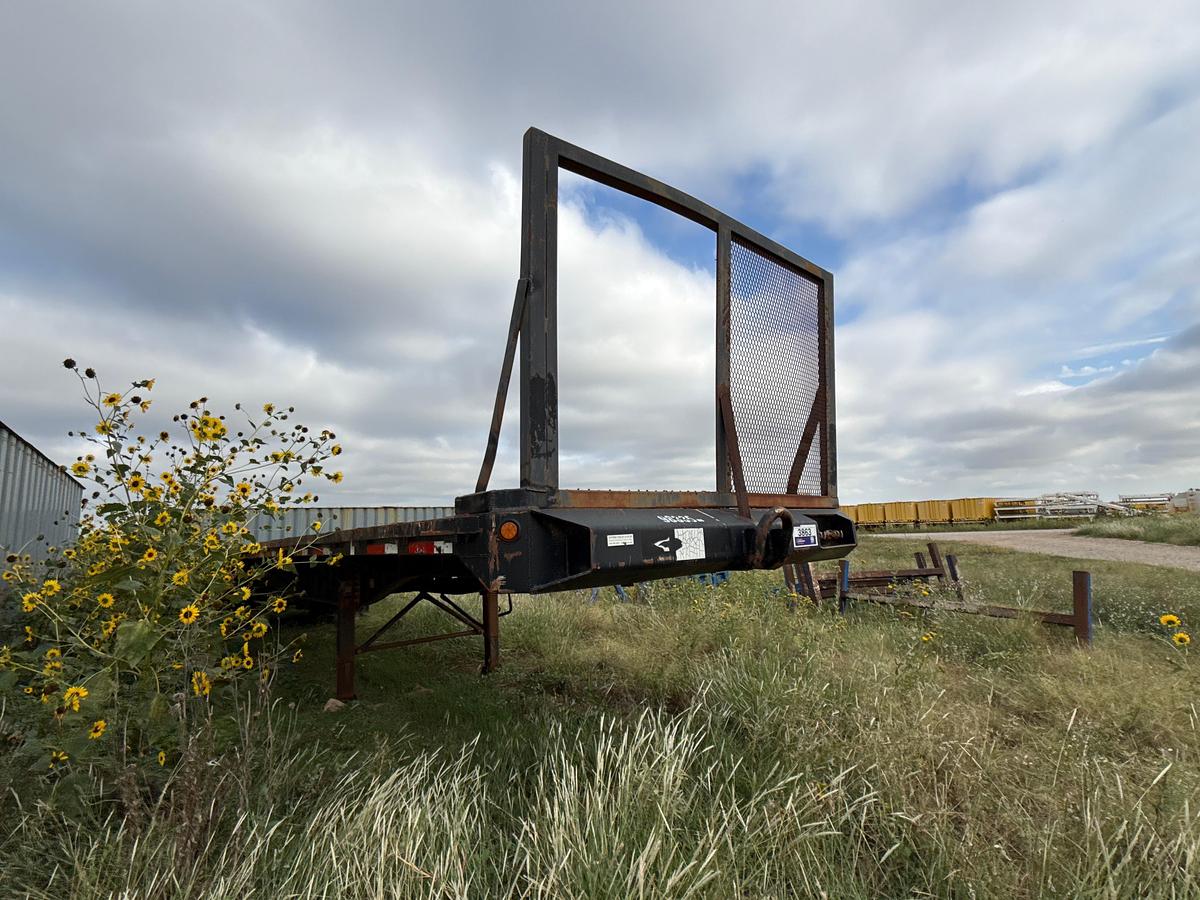 Used 40ft Flatbed Trailer 5th Wheel