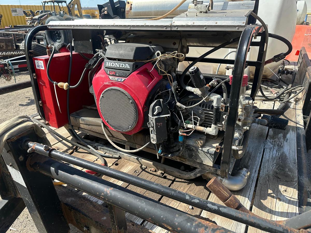 Used Lamar 16 Trailer with All American Pressure Washer and Water Tank