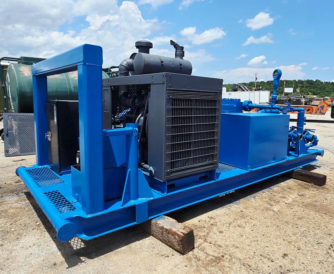 Used SMC T165 Triplex Pump Powered by Cummins 6.7