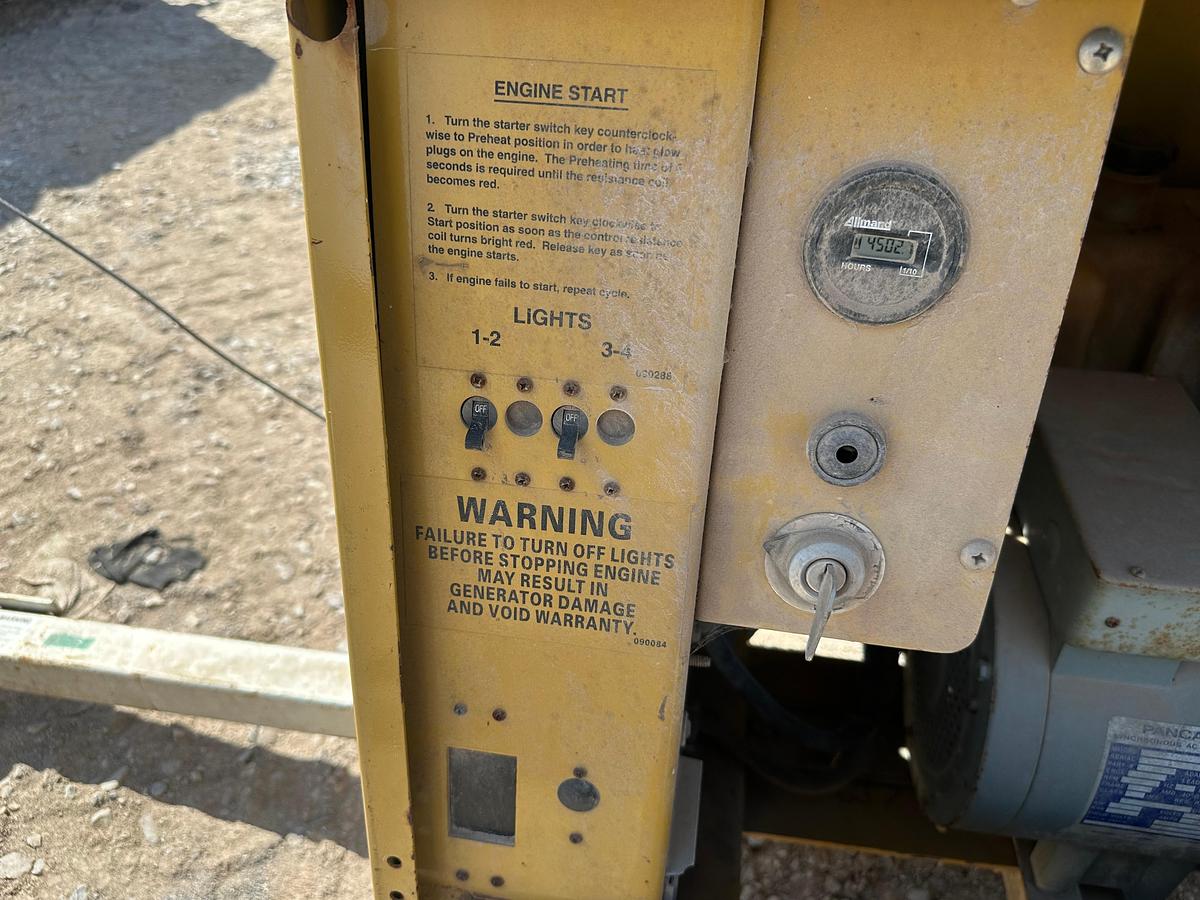 Used Allmand Night-Lite Pro 8 KW Light Plant with CAT Engine