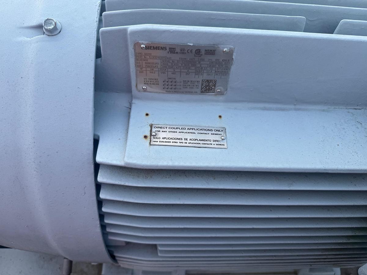 Used Electric Natural Gas Compressor Package, Skidded