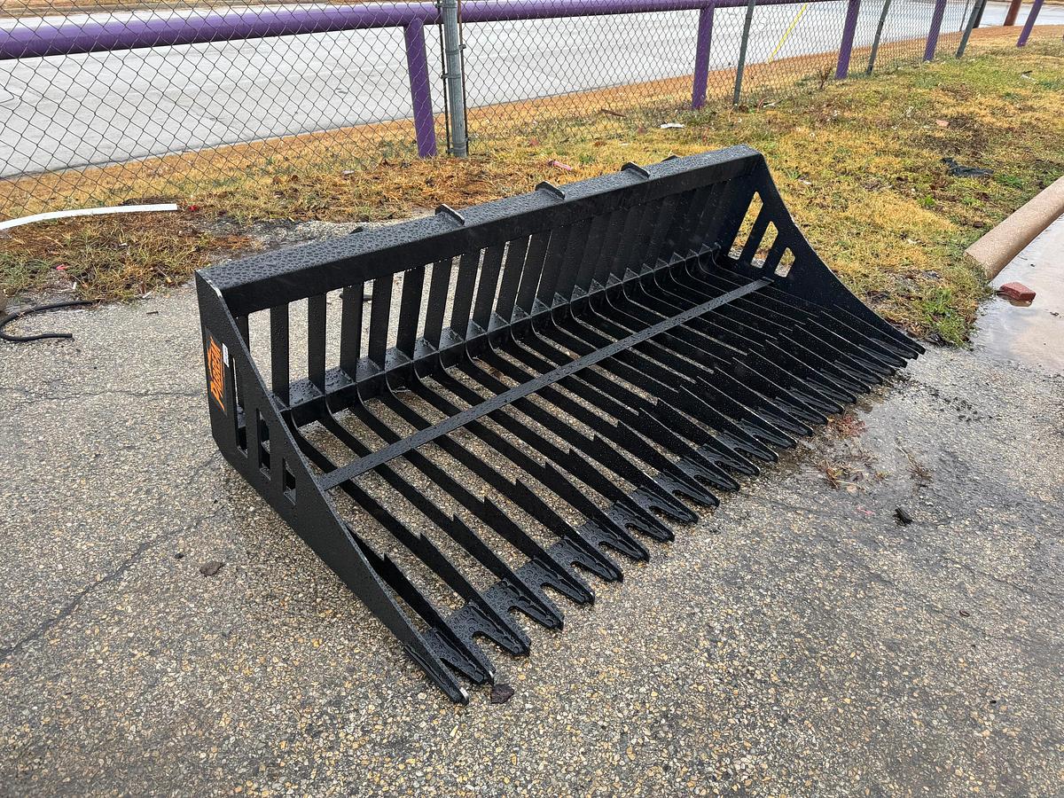 Used 2025 PABREAK 84" Skid Steer Rock Bucket