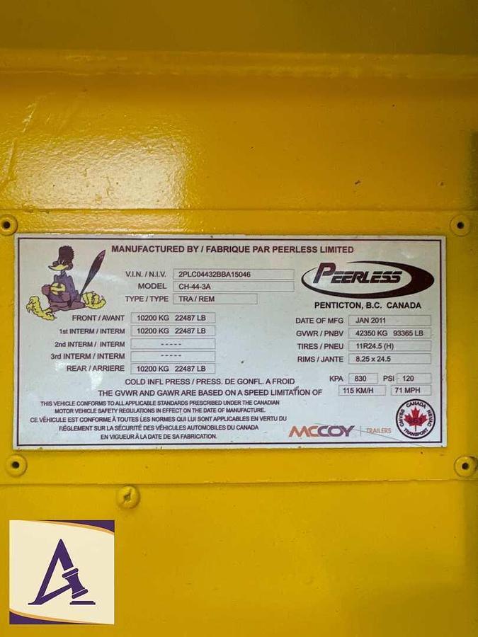 Used 2012 Peerless- Pump Trailer