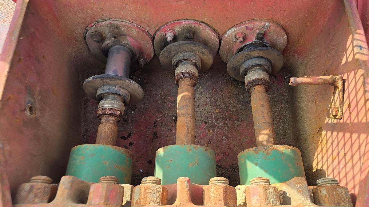 Used JWS 340 Triplex Pump PB Detroit 60 Series 14L, Skidded