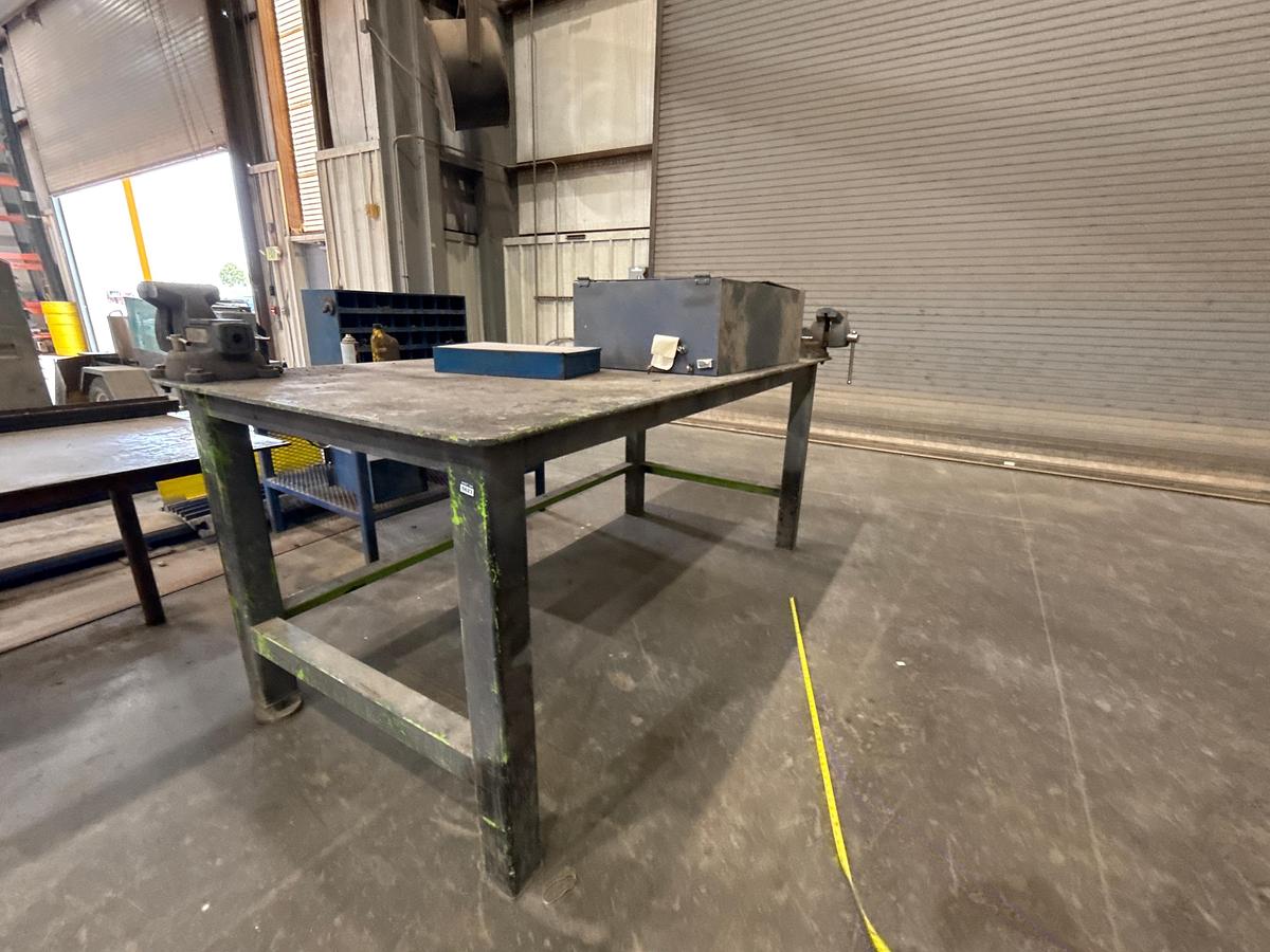 Used Work Bench with 2 Vices
