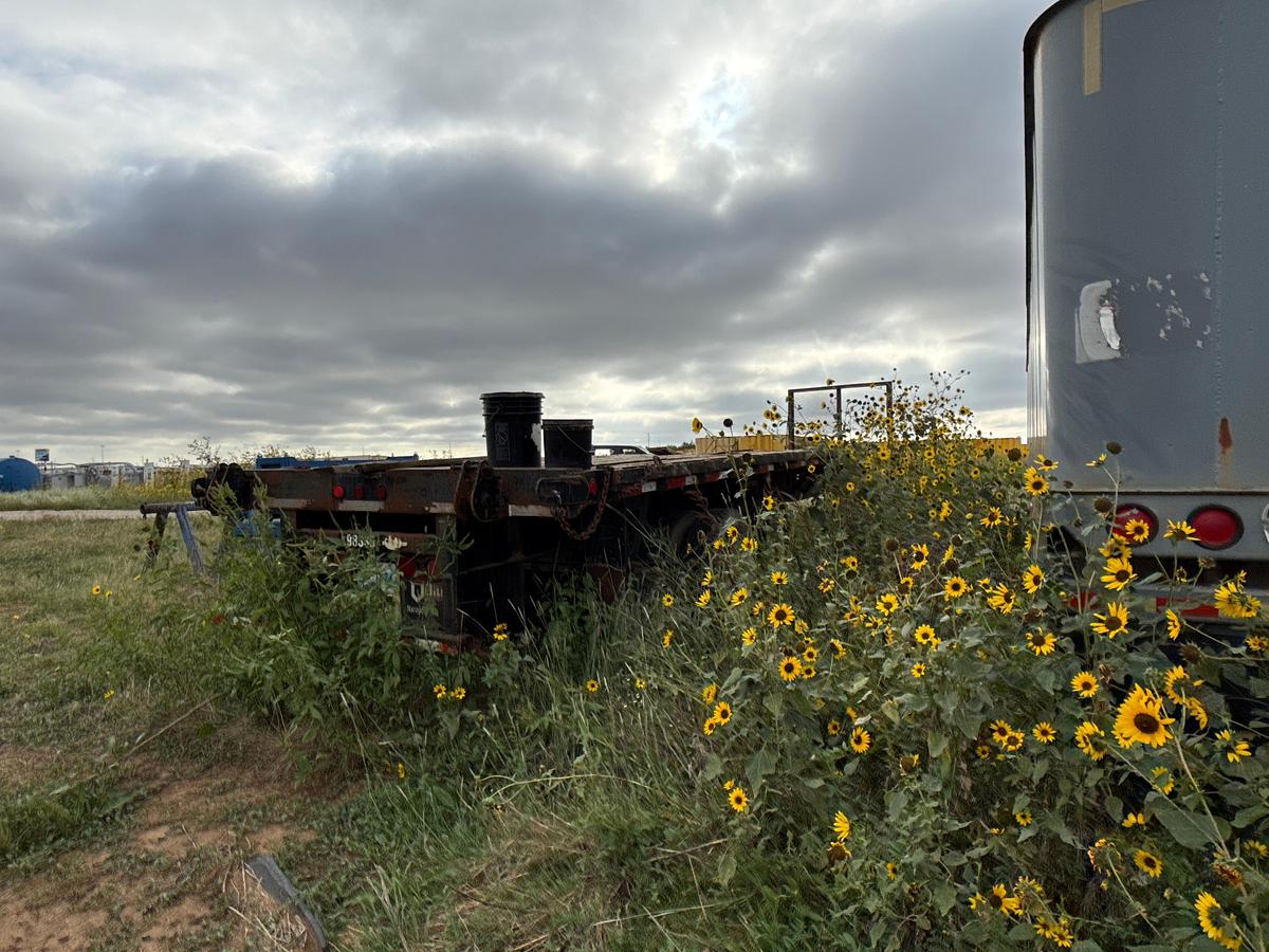 Used 40ft Flatbed Trailer 5th Wheel