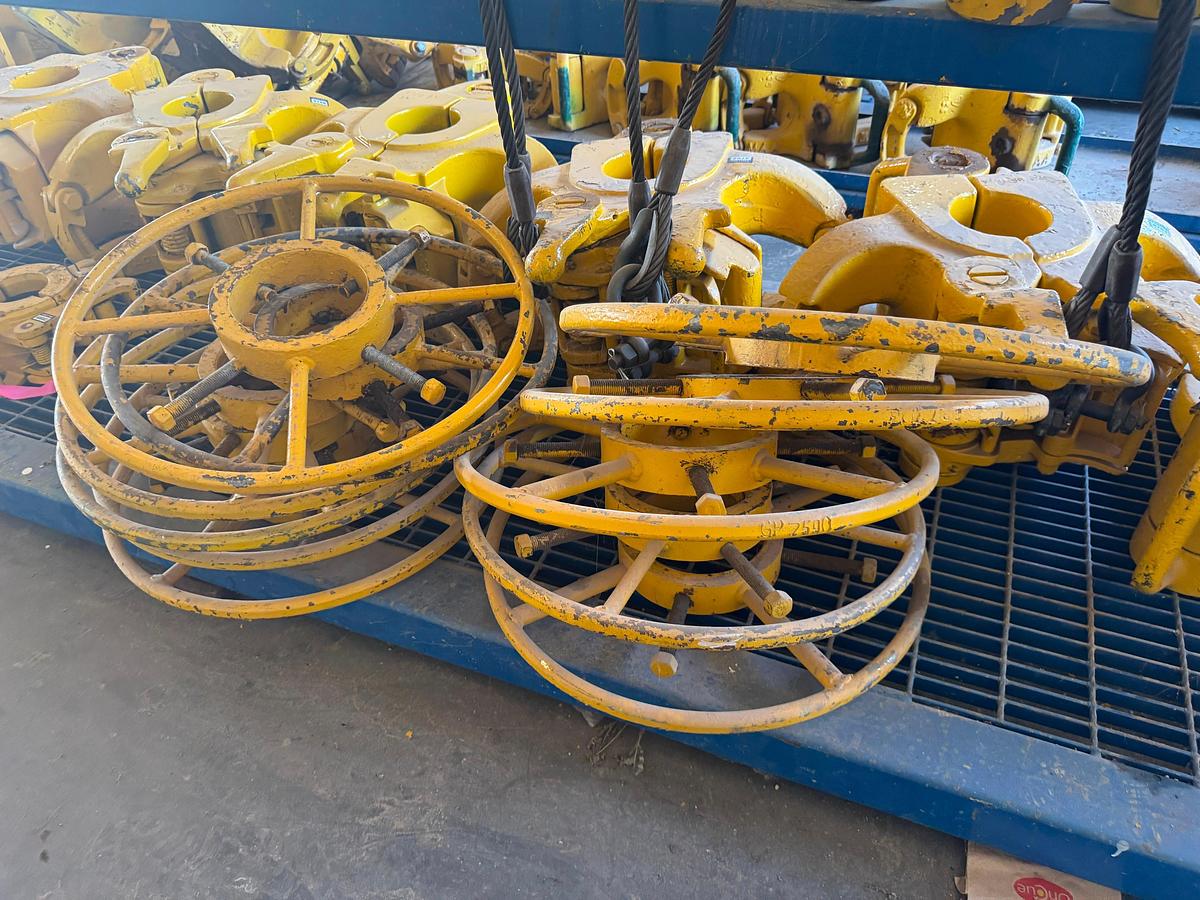 Used (11) Drill pipe Safety Clamps