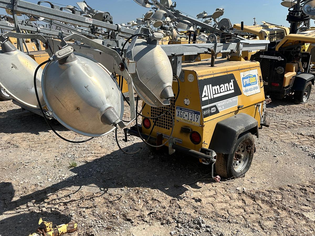 Used Allmand Night-Lite NL88 KW Light Plant with CAT Engine