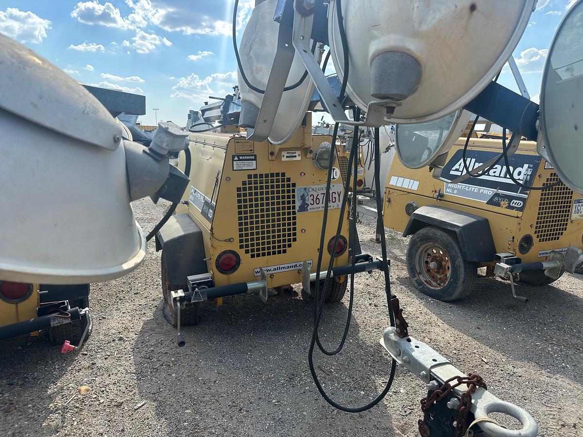 Used Allmand Night-Lite Pro NL 8 8KW Light Plant with CAT Engine