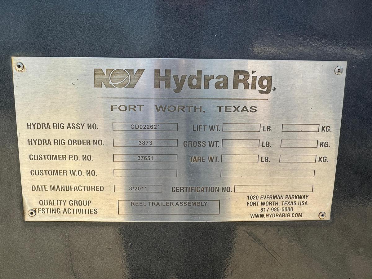 Used 2011 HydraRig Coil Tubing Trailer
