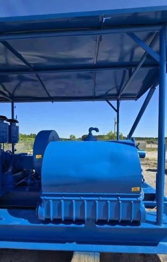 Used Gardner Denver PAH Triplex Pump, Skidded