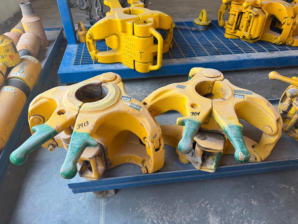 Used (2) BJ AA 4 1/2'' 150-Ton DP Elevators