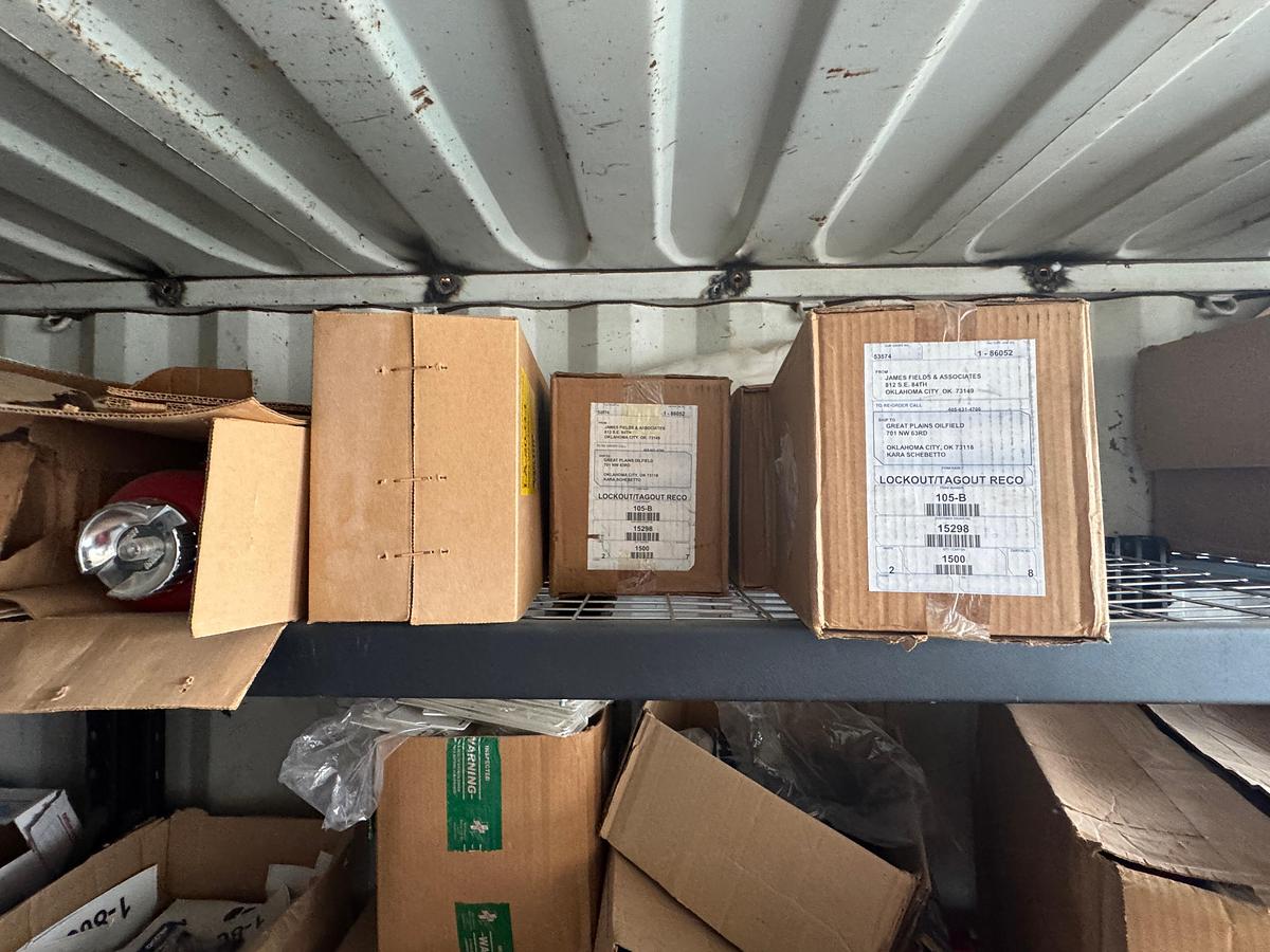 Used 20' Conex Shipping Container with Contents