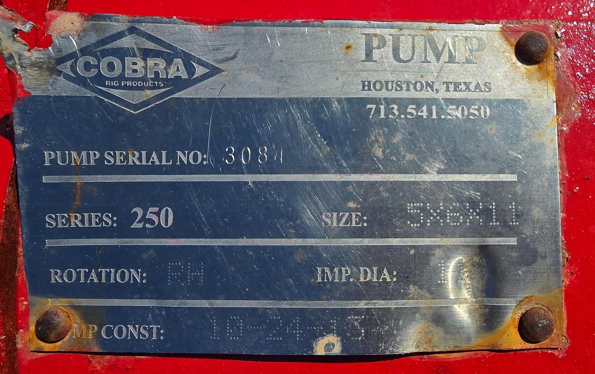 Used Cobra 3 Phase Centrifugal Pump
