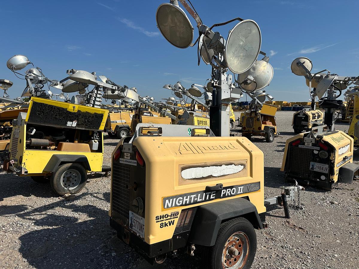Used Allmand Night-Lite Pro 2 8KW Light Plant with CAT Engine