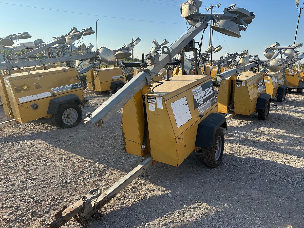 Used Allmand NightPro NL8 8kw Light Plant with CAT Engine