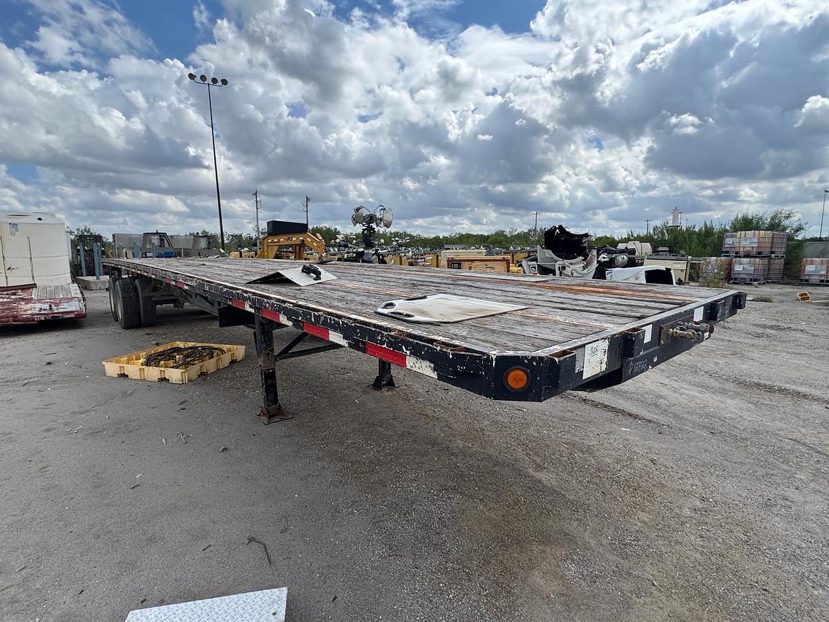 Used 2010 Tihm T/A Flatbed Trailer