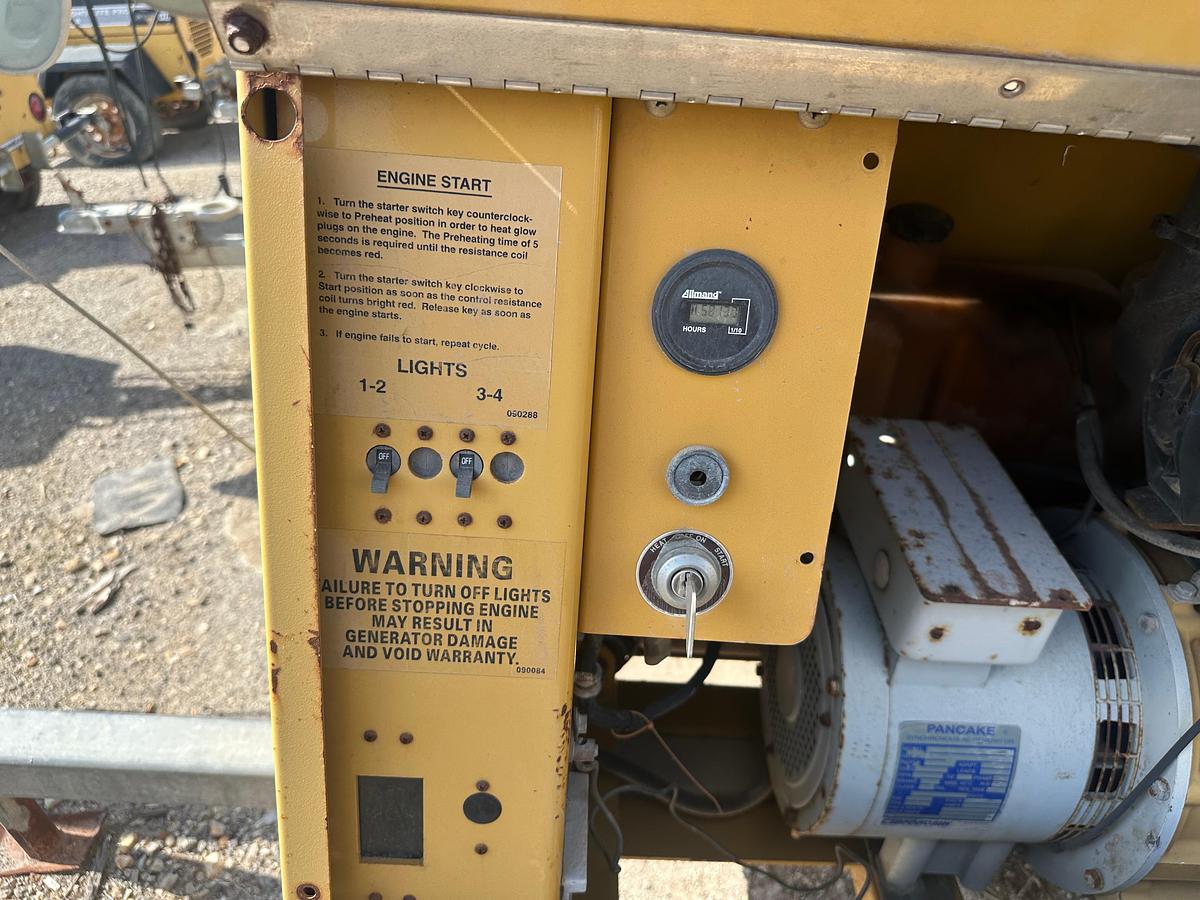 Used Allmand Night-Lite Pro NL 8 8KW Light Plant with CAT Engine