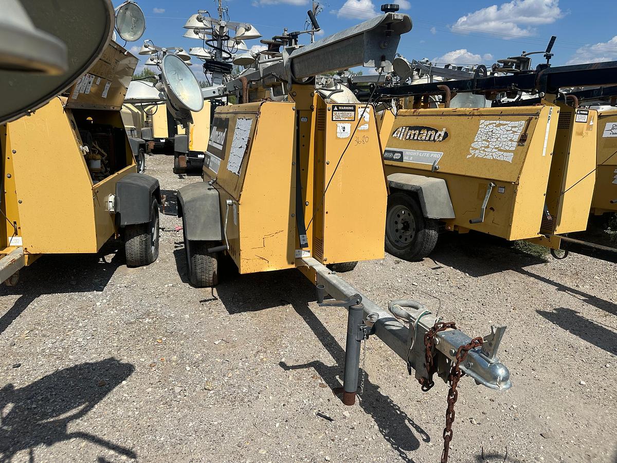 Used Allmand Night-Lite Pro NL 8 8KW Light Plant with CAT Engine