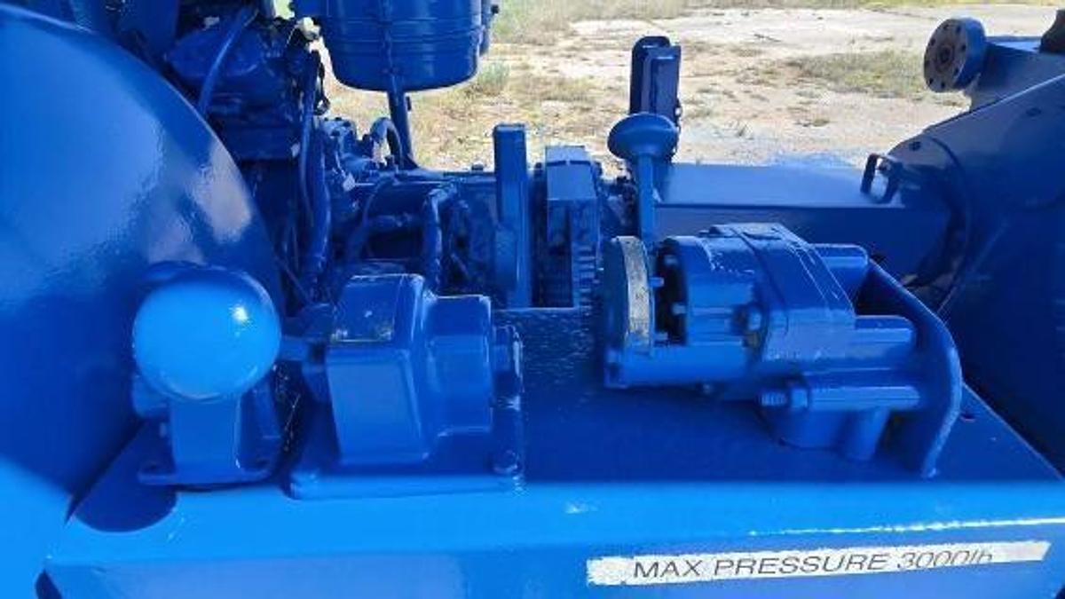 Used Gardner Denver PAH Triplex Pump, Skidded