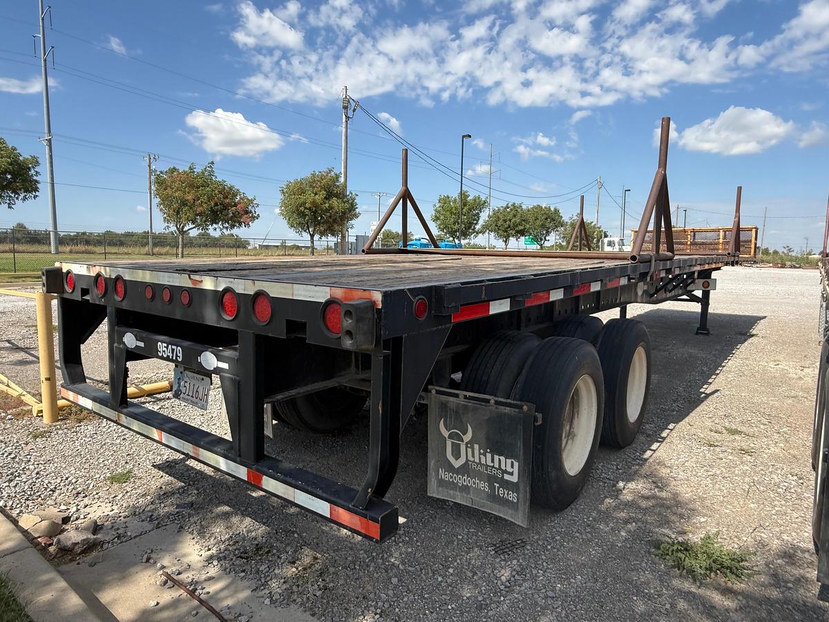 Used 2011 Viking 40Ft Flatbed Trailer