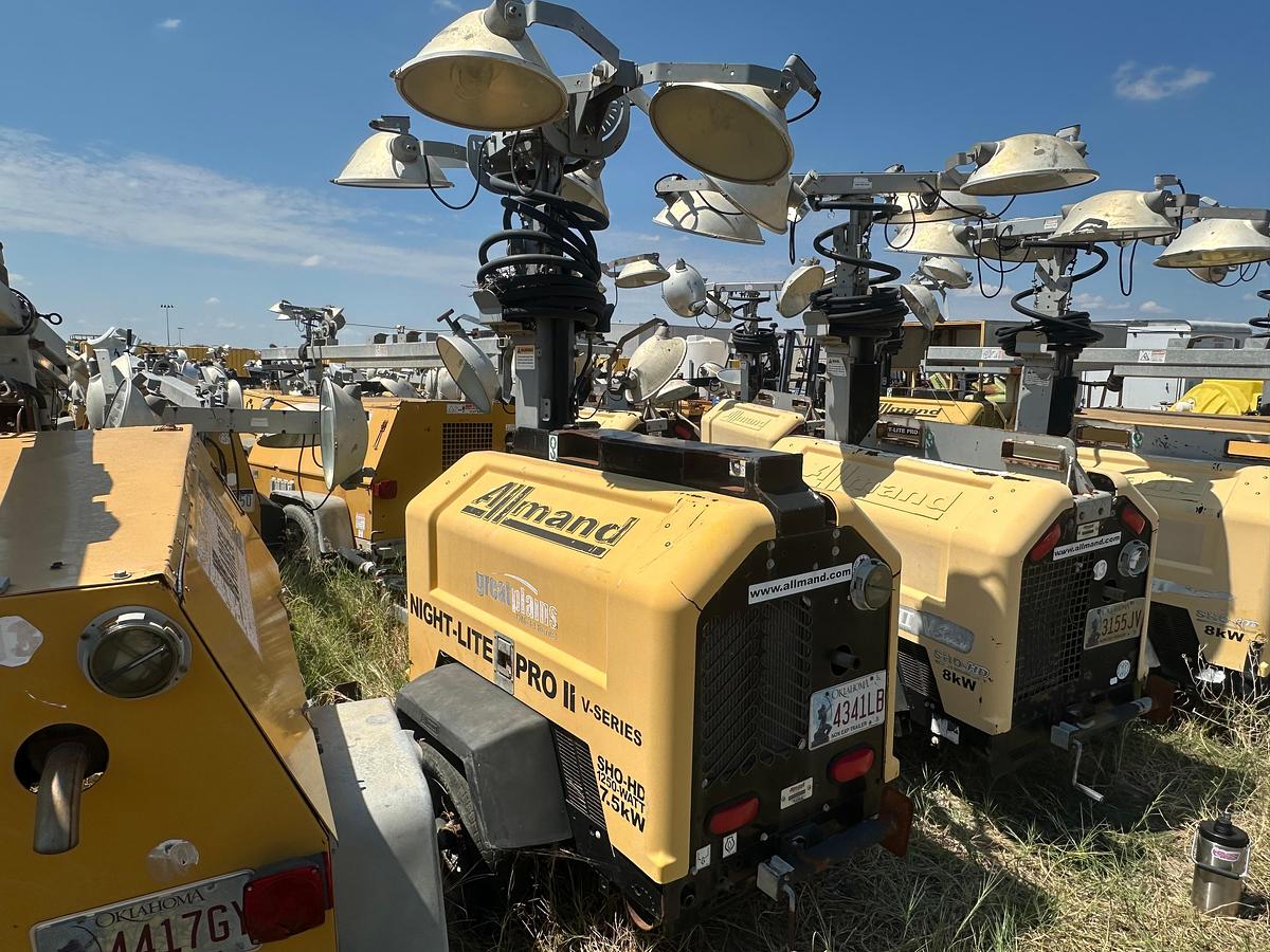 Used Allmand Night-Lite Pro 2 7.5KW Light Plant with KubotaEngine