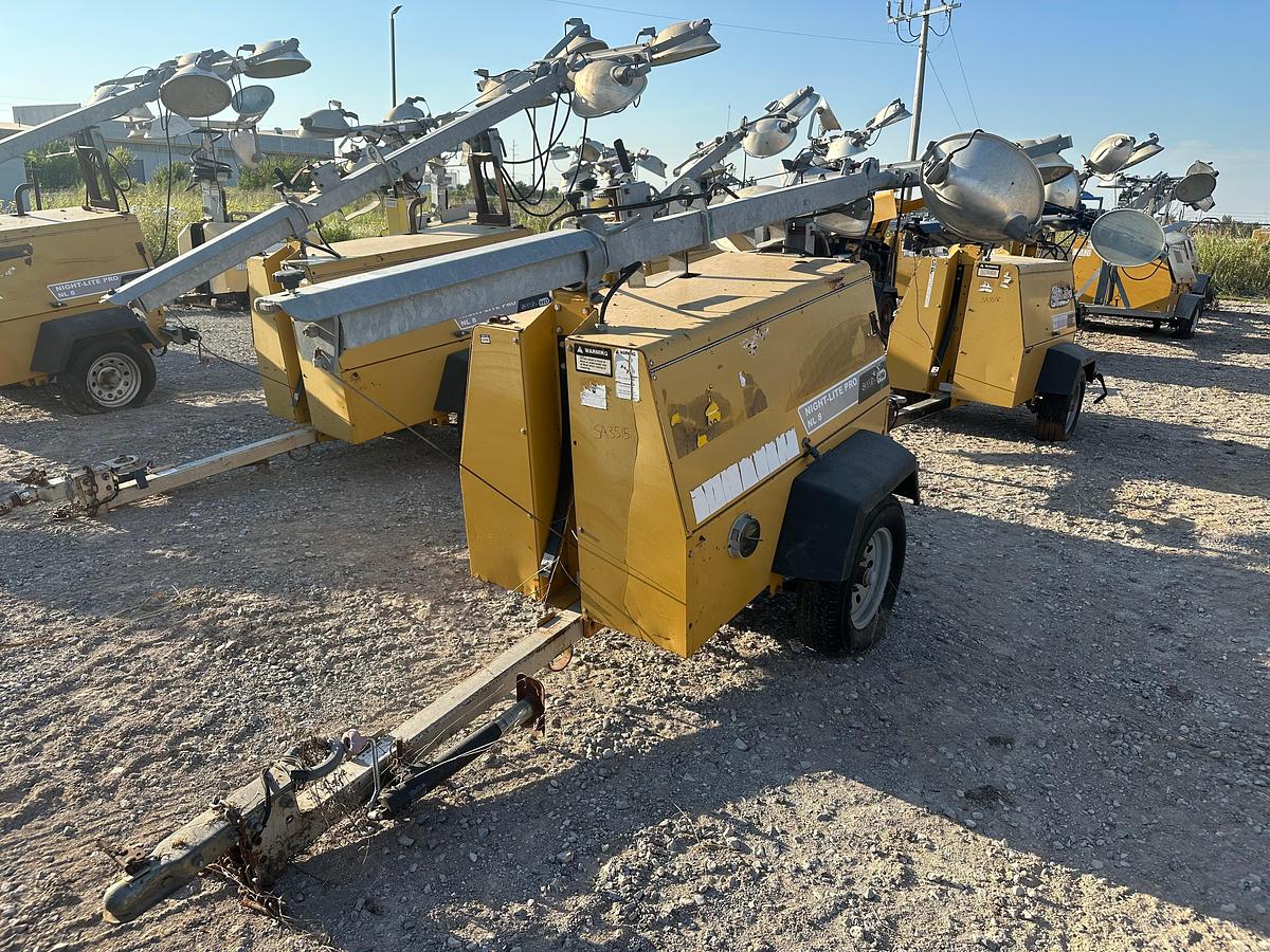Used Allmand NightPro NL8 8kw Light Plant with CAT Engine