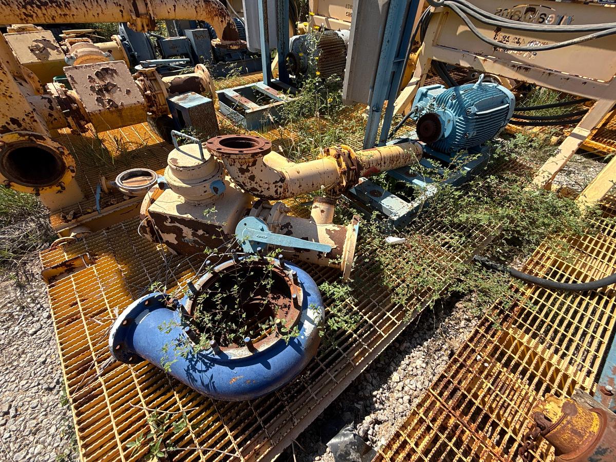 Used WAG 75 Horsepower Electric Motor on a Skid