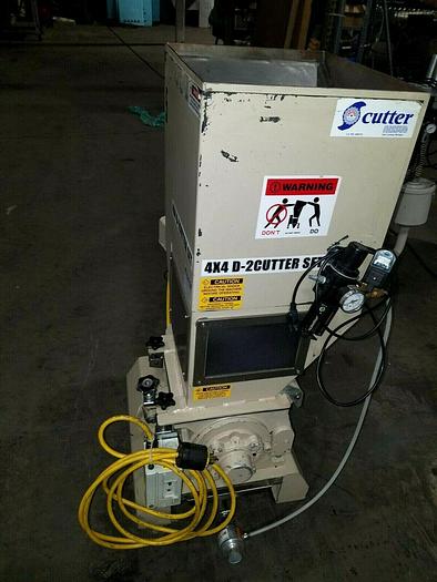 Used Nissui Plastic Granulator Screenless 4X4 D-2 Cutter Series Grinder