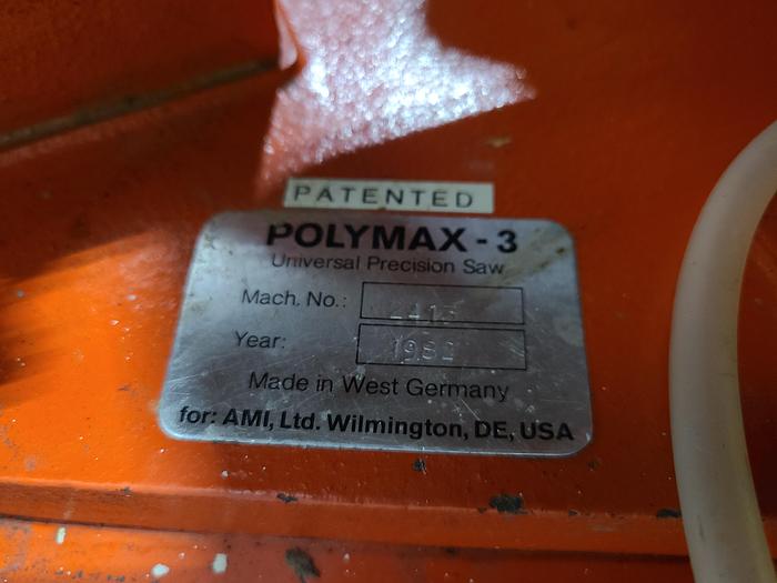 Used Polymax 3 Universal Precision Saw