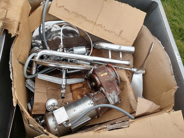 Used Tank, 10,000 Gallon, S/st, Jkt, Agit, DCI, Silo #C744332