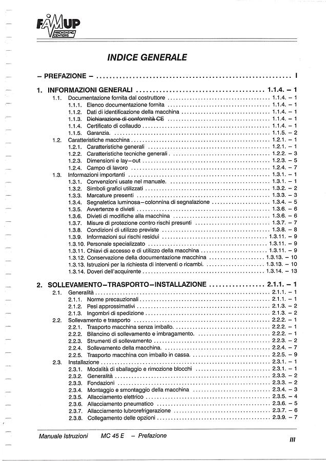 Usato LIBRO CENTRO DI LAVORO FAMUP