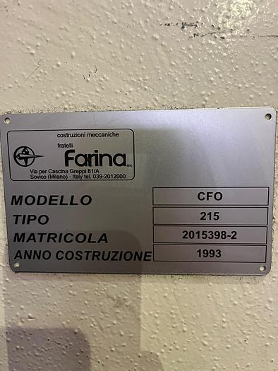 Usato CESOIA OLEODINAMICA FARINA 2050x15MM USATA