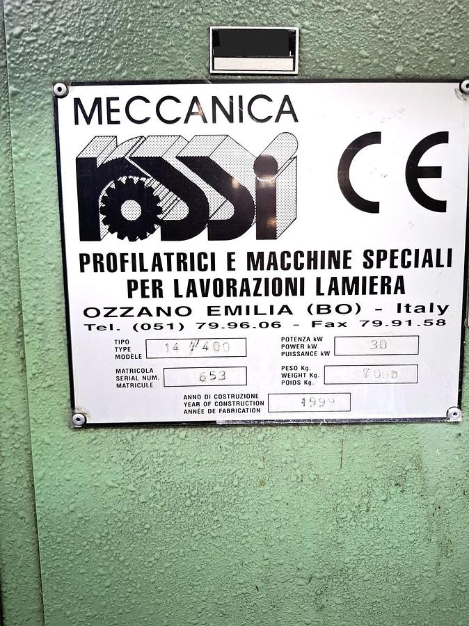 Usato PROFILATRICE ROSSI USATA 