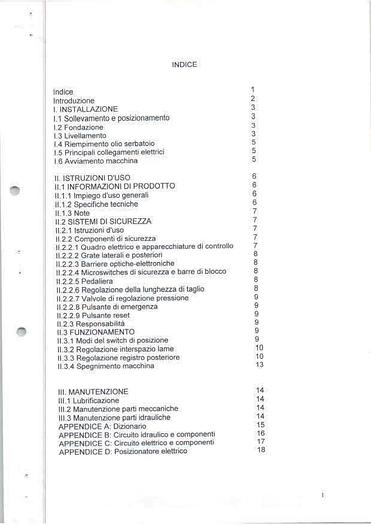 Used LIBRO CESOIA GHIGLIOTTINA IDR. MVD HGM 3013 3000X13MM
