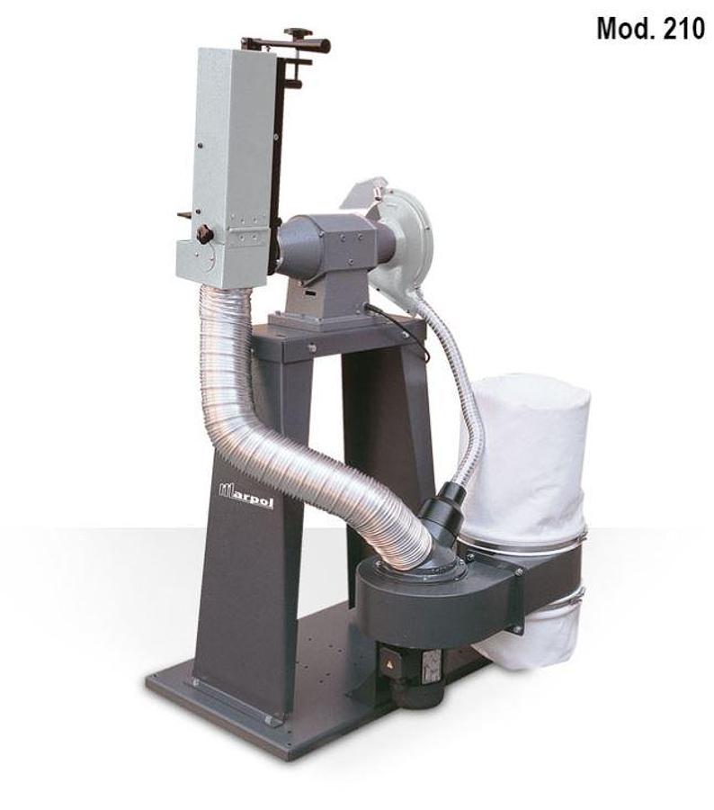 LEVIGATRICE ORIENTABILE A NASTRO ABRASIVO E MOLA