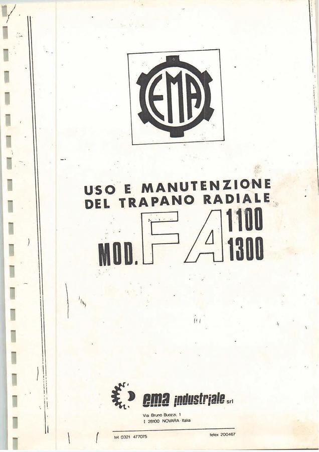 Usato LIBRO RADIALE EMA