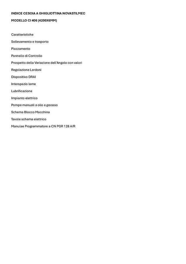 Usato LIBRO CESOIA A GHIGLIOTTINA NOVASTILMEC