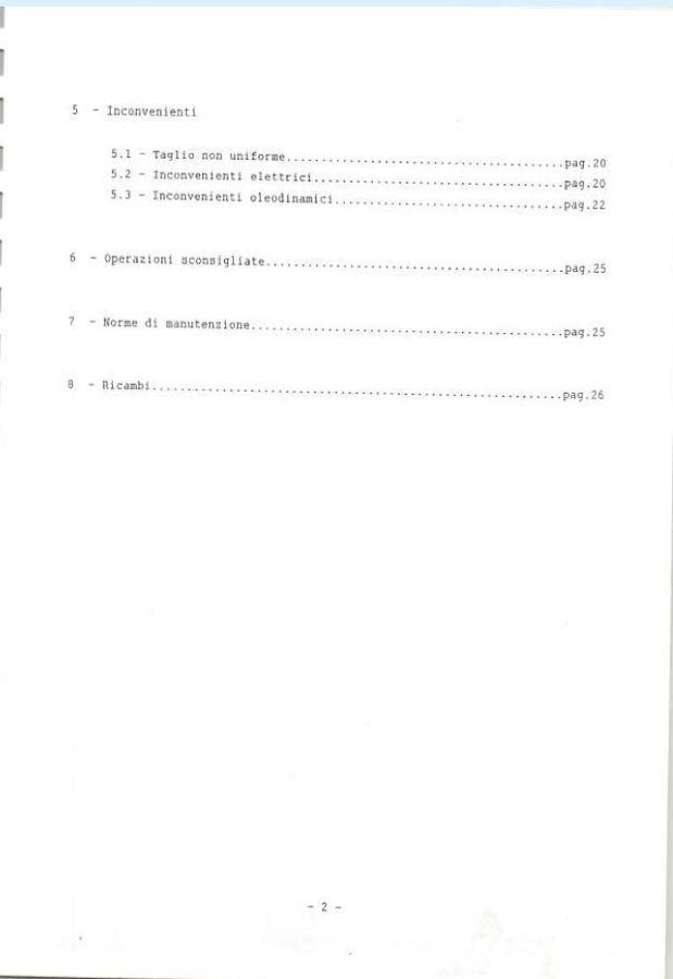 Usato LIBRO CESOIA A GHIGLIOTTINA OMAG