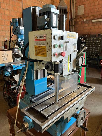 Usato TRAPANO FRESA FERVI DA BANCO AD INGRANAGGI