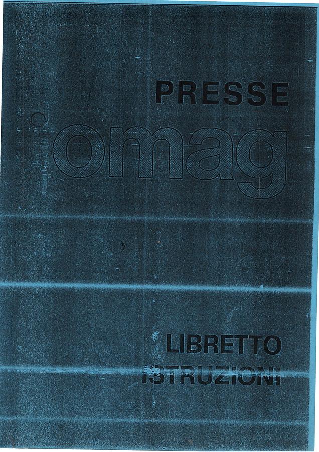 Usato LIBRO PIEGATRICE OMAG PI