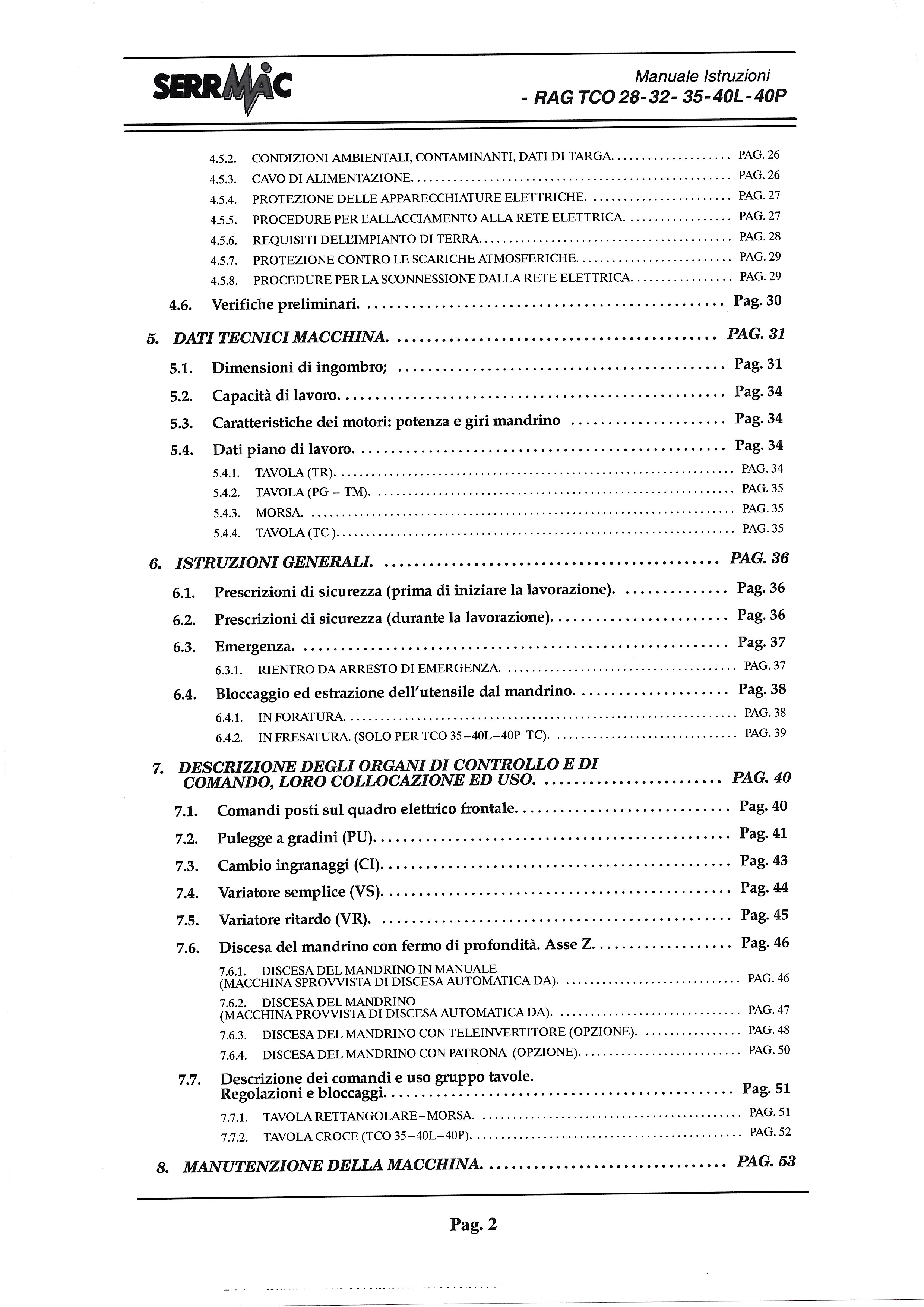 Usato LIBRO TRAPANO A COLONNA SERRMAC TCO