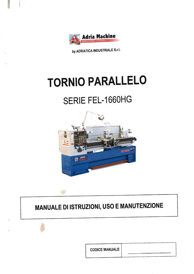 Usato LIBRO TORNIO PARALLELO ADRIA FEL